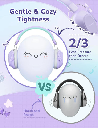 iClever Ear Defenders Children SNR 29dB Safety Noise Reduction Ear Protectors