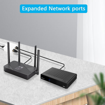 Gigabit Ethernet Switch Rj45 Splitter LAN Gigabit Extension Adapter 1000Mbps Net