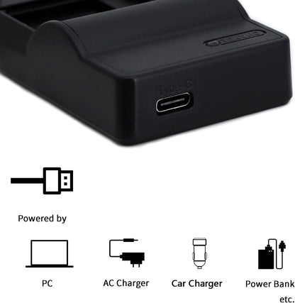 CGA-S007 USB Charger for Panasonic Lumix DMC-TZ1 TZ2 TZ3 TZ4 TZ5 TZ11 TZ15 TZ50