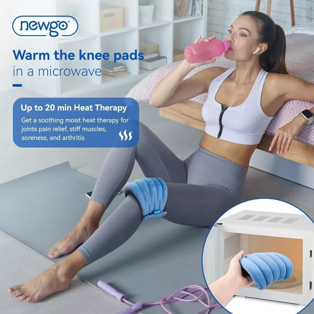 Microwave Knee Heating Pad Moist Heat Therapy Wrap Tennis Elbow Pain Relief