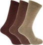Mens Extra Wide Socks Non Elastic Diabetic Wide Cotton Rich Socks 6-11 - 3 Pairs