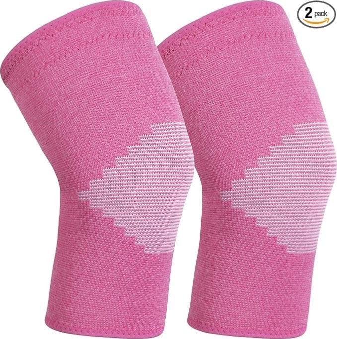 AVIDDA Knee Support Brace 2 Pack Compression Knee Sleeves for Arthritis Joint