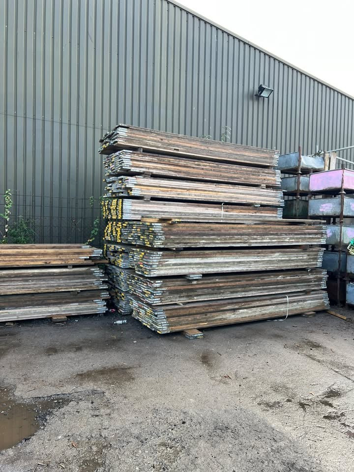 Reclaimed Banded Scaffold Boards 3ft - 13ft  | Delivery or Collections