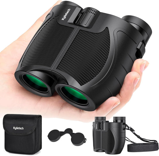 Kylietech Compact Binoculars for Adults Kids, 12x25 Lightweight and waterproof