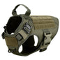 Rabbitgoo Tactical Dog Harness Pet No-pull Strong Adjustable Vest With Handle M