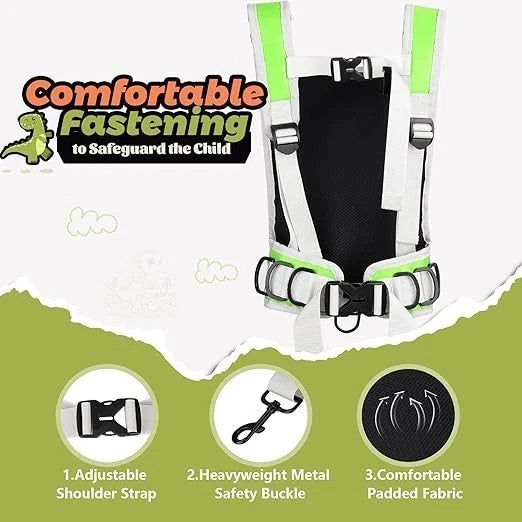 Kids Ski and Snowboard Harness Ski Traction Rope Boys Girls Premium Ski Shoulder