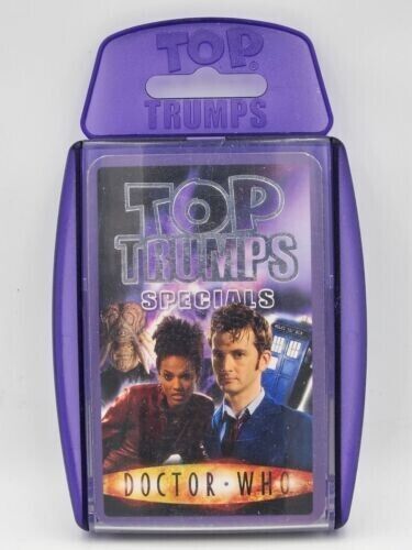 TOP TRUMPS MULTI-LIST OF CARD GAMES MARVEL - DC - POTTER - DR WHO - MOVIES ETC
