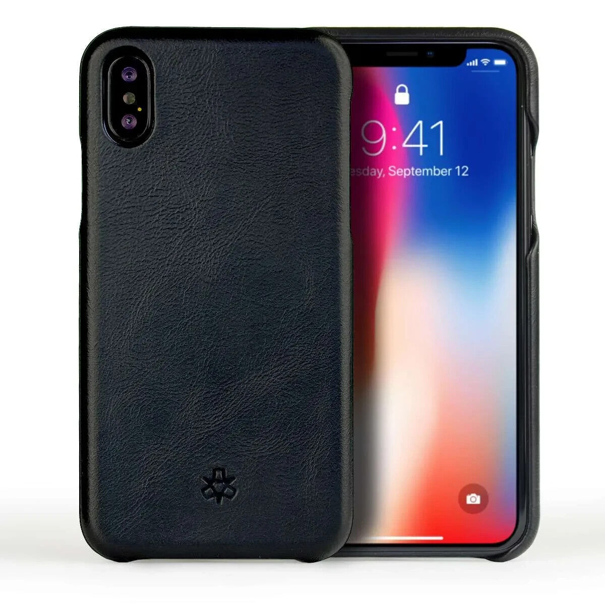 Novada Genuine Leather iPhone XS & X Case Back Cover