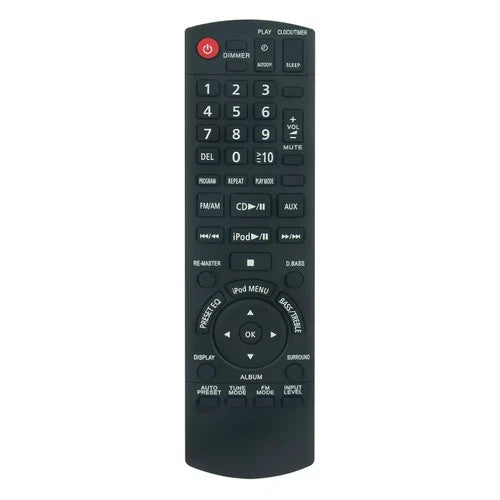 N2QAYB000394 Replace remote control for Panasonic Audio System SC-HC3 SA-HC3