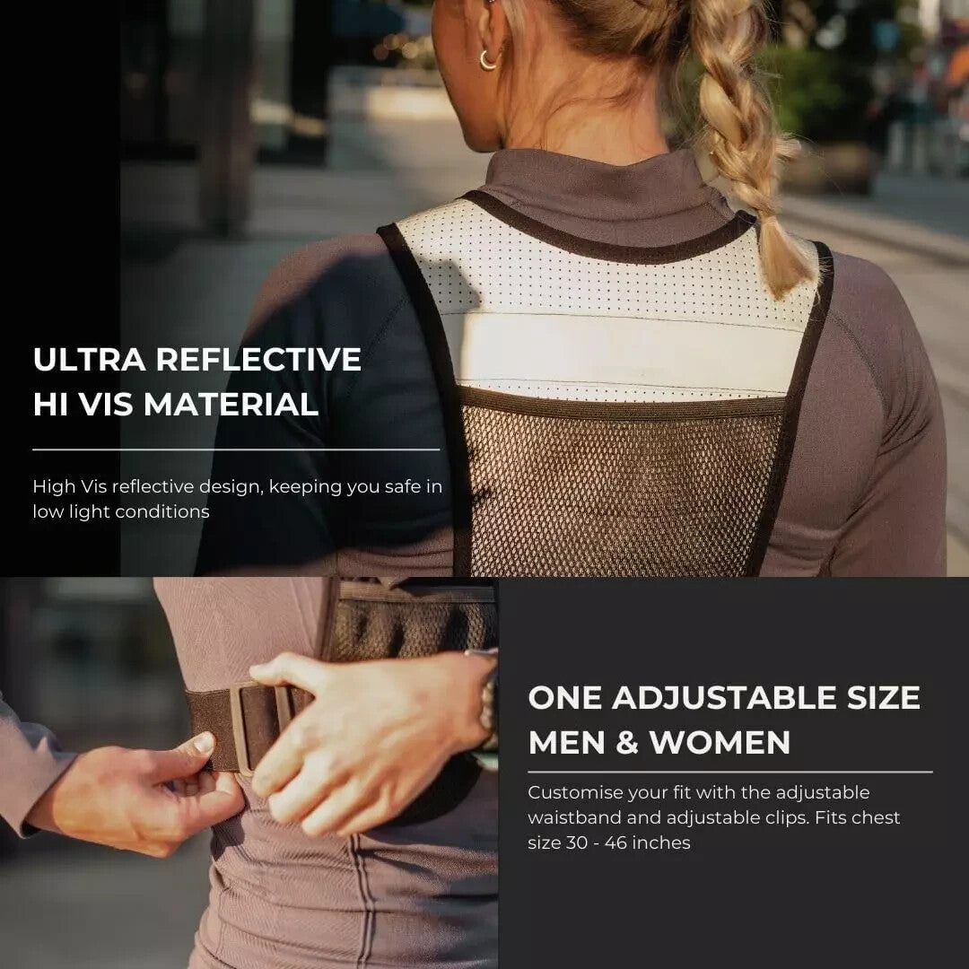 SWIFTVEST Running Phone Holder Vest | Waterproof Phone Pouch | Reflective Vest |