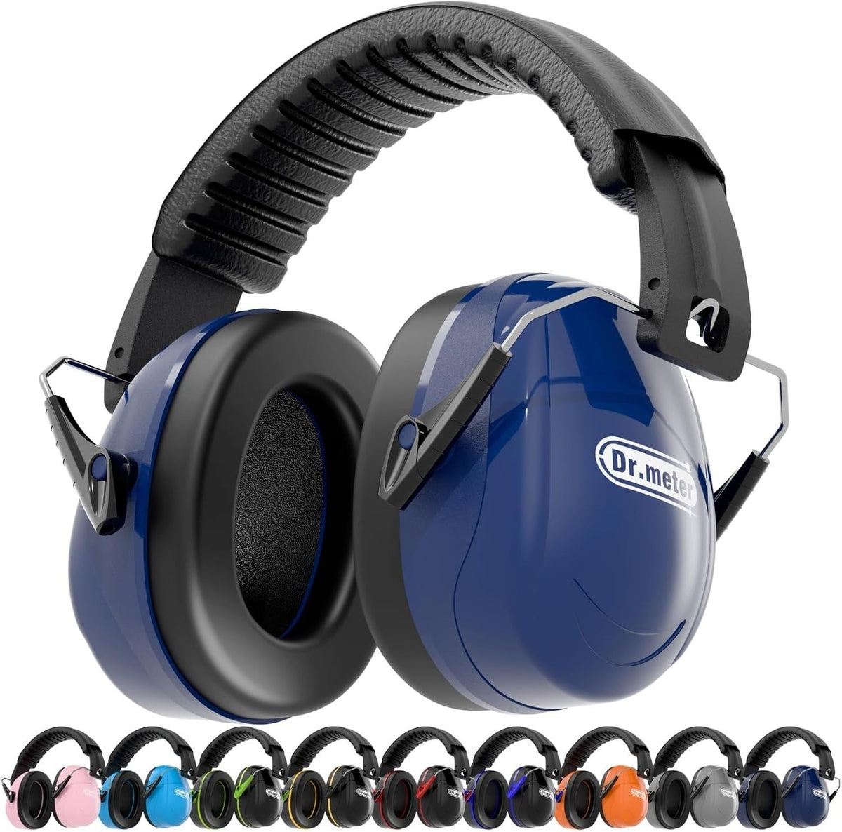 Dr.meter Ear Defenders Adults, SNR 31dB Noise Reduction 1pack, Blue