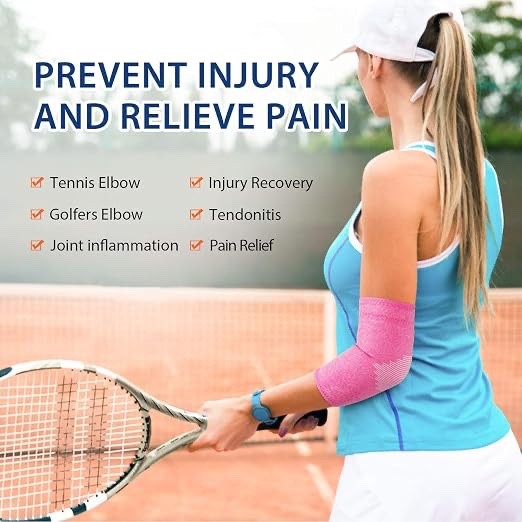 AVIDDA Elbow Support for Women (Single Sleeve) Antislip Elbow Compression Sleeve