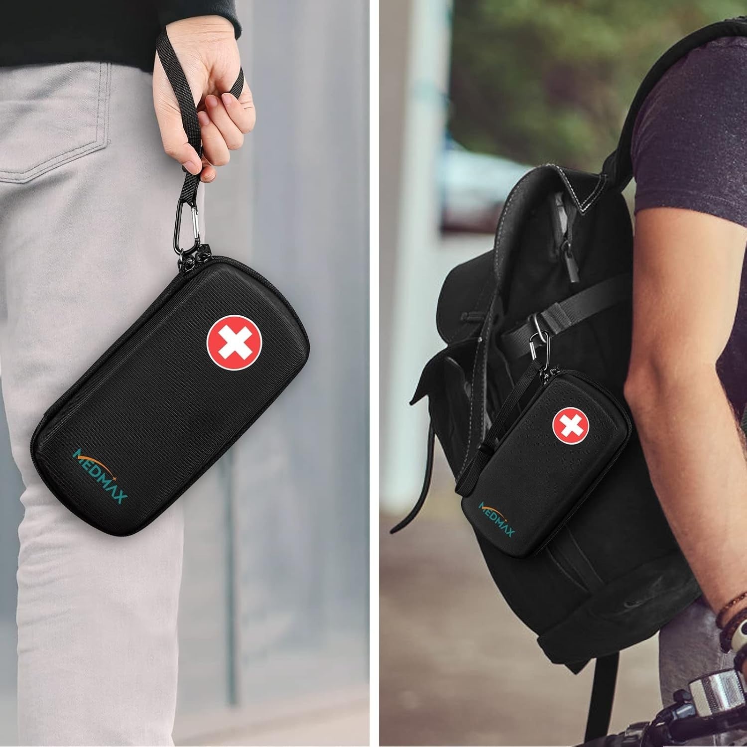 MEDMAX Insulin Cooler Bag with 2 Ice Packs Portable Diabetic for Insulin Pen