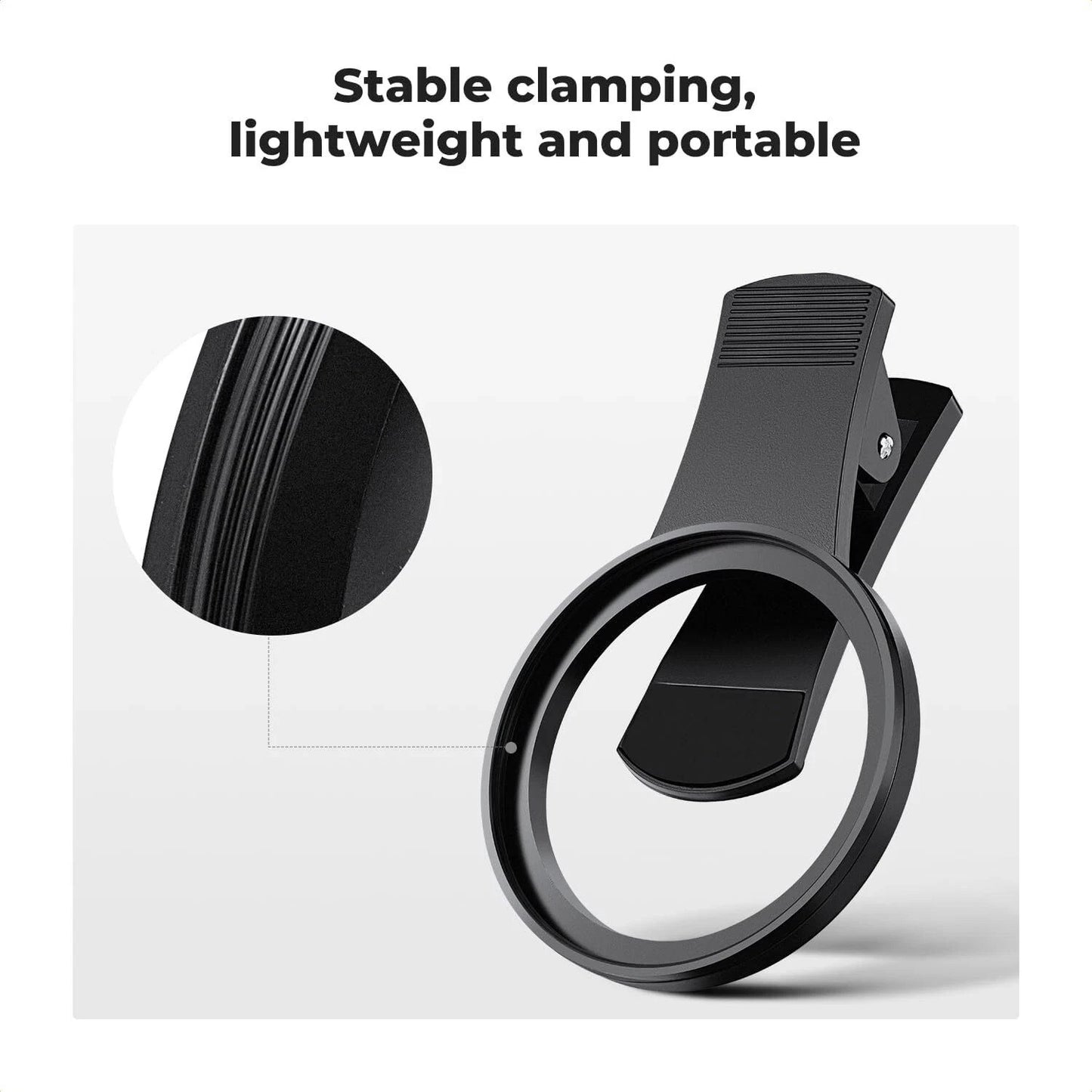 K&F Concept 52mm CPL Filters Clip-on Filter Polarizing for iPhone 17 Universal