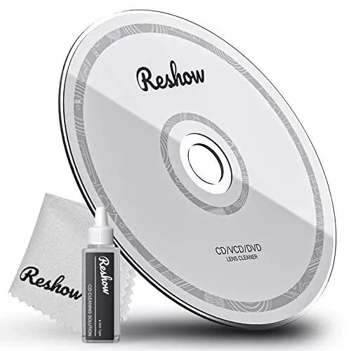 Reshow CD Player Cleaner, Laser Lens Cleaning Disc Cleaning