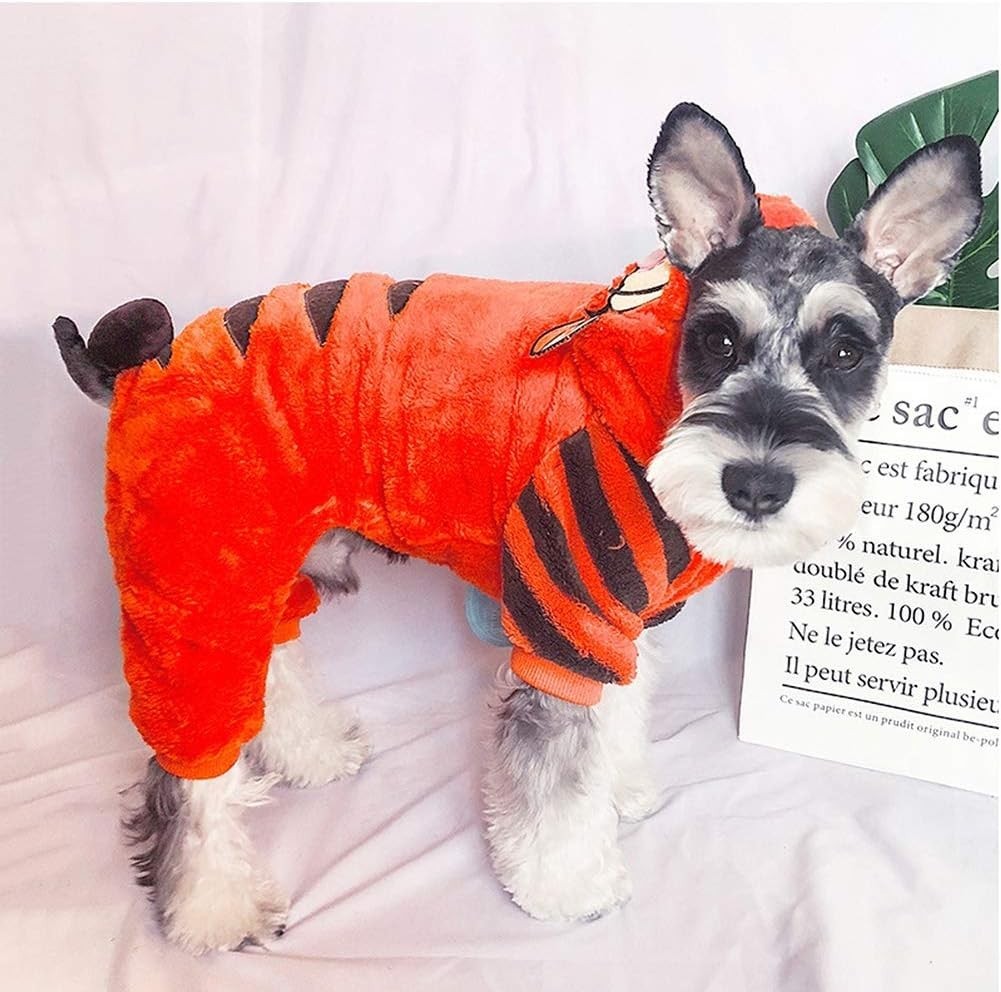 Tiger Dog Halloween Costume - Cute & Funny Cosplay Jumpsuit Hull City Tigers