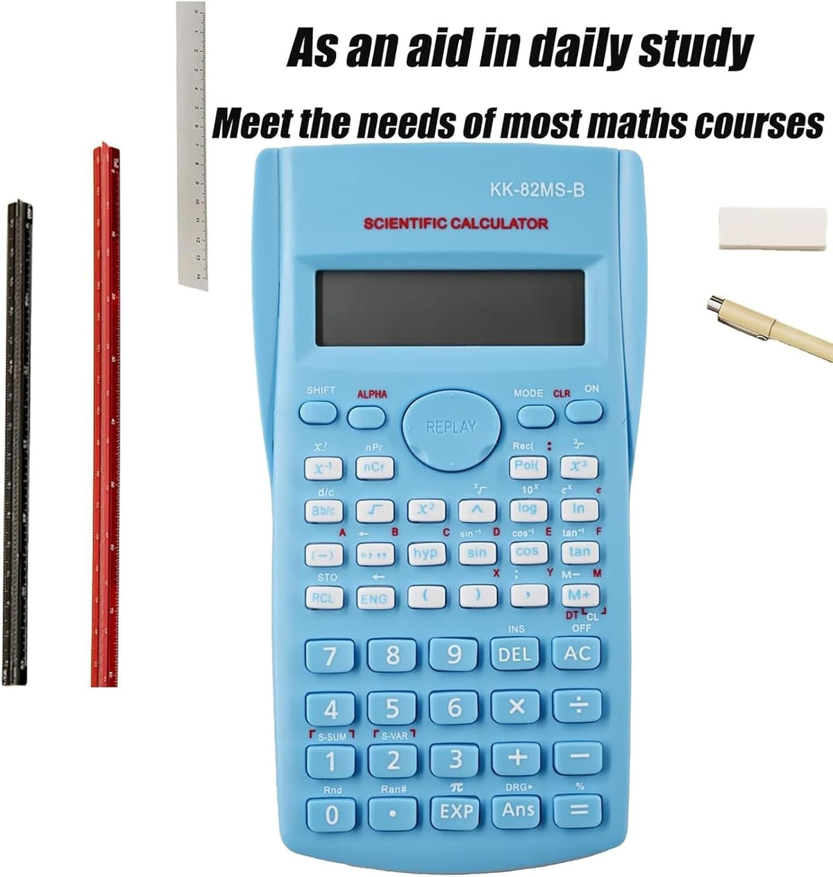 SCIENTIFIC CALCULATOR ELECTRONIC OFFICE 12 DIGITS SCHOOL EXAMS GCSE WITH UK Lots