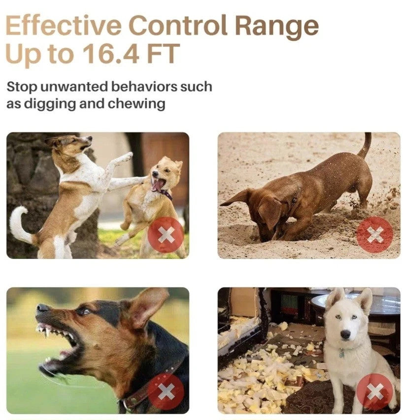 DOG TRAINER Handheld Ultrasonic Bark - All Breeds 6 months to 8 Years