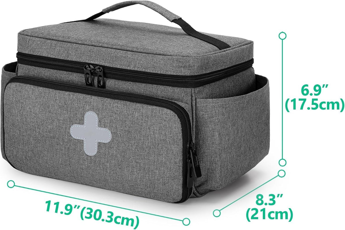 Curmio Medical First-aid Medical Emergency Travel Home Work 1st Aid Bag Kit Box