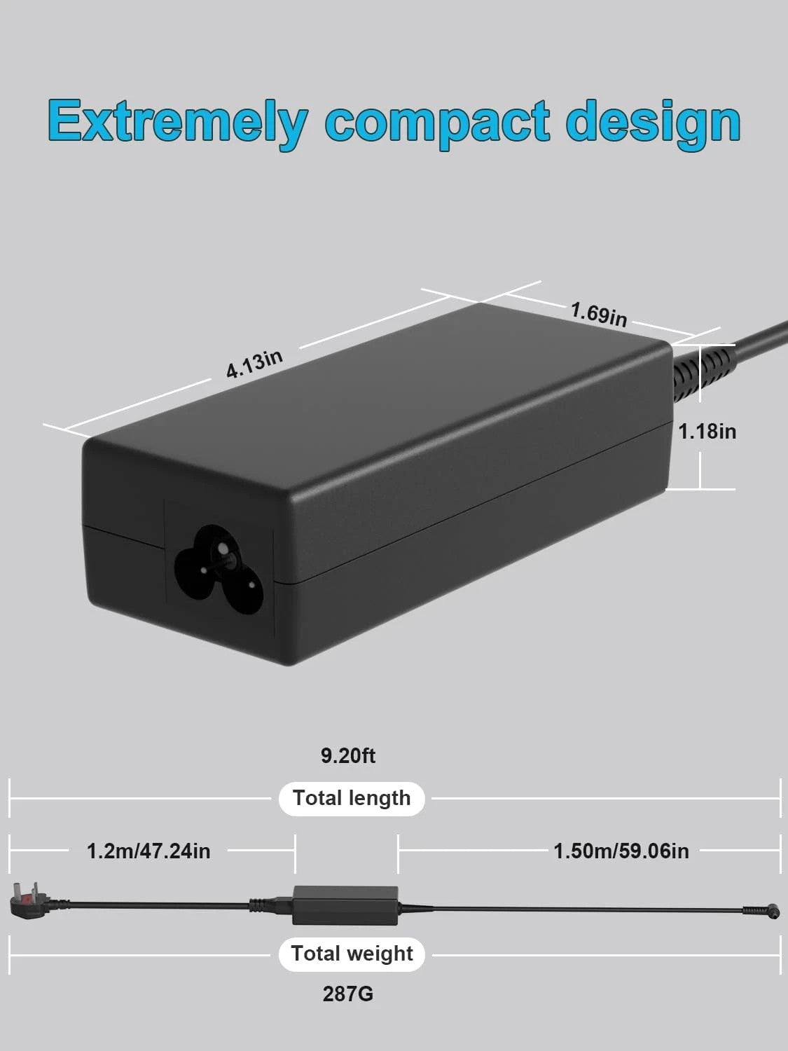 19V Charger Compatible with Dynabook Satellite Pro C40 C50 C40-H C40-G C40-J C50