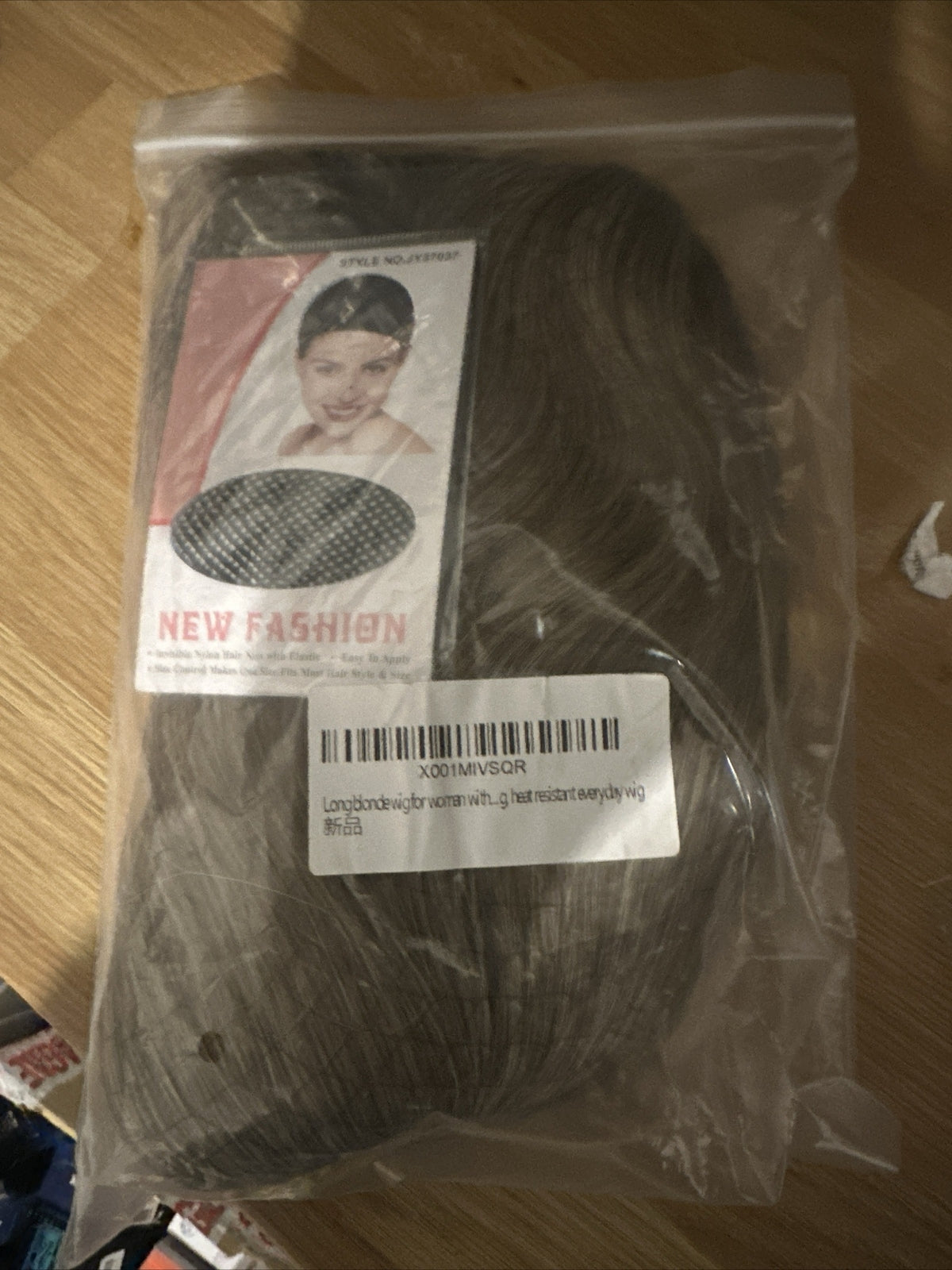 KangYao Long Blonde Wig For Woman With Long Curly Waves With Bangs Wear Everyday
