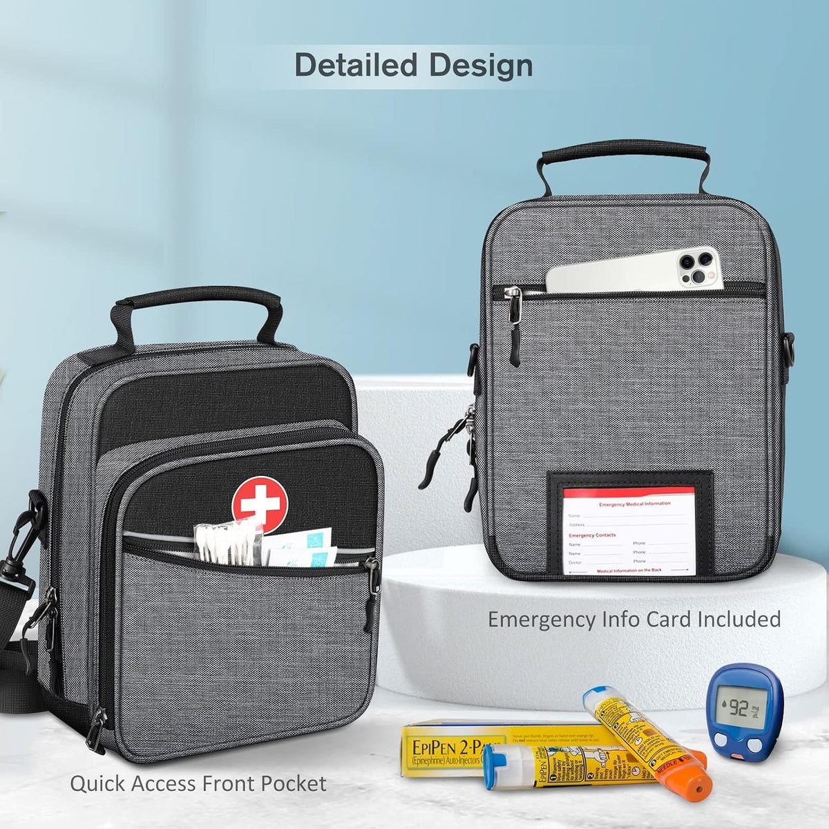 Medmax Cooler Bag Carrying Case For Storage Of Medical Items