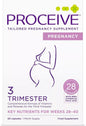 Proceive Pregnancy Trimester 3 28 Wks Vitamin & Mineral Supplement 60 Caps 06/27