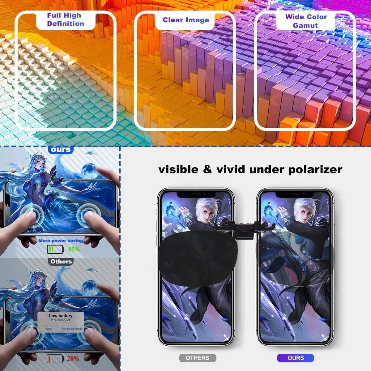 For iPhone X Screen Replacement LCD Display 3D Touch Digitizer Assembly Tool Kit