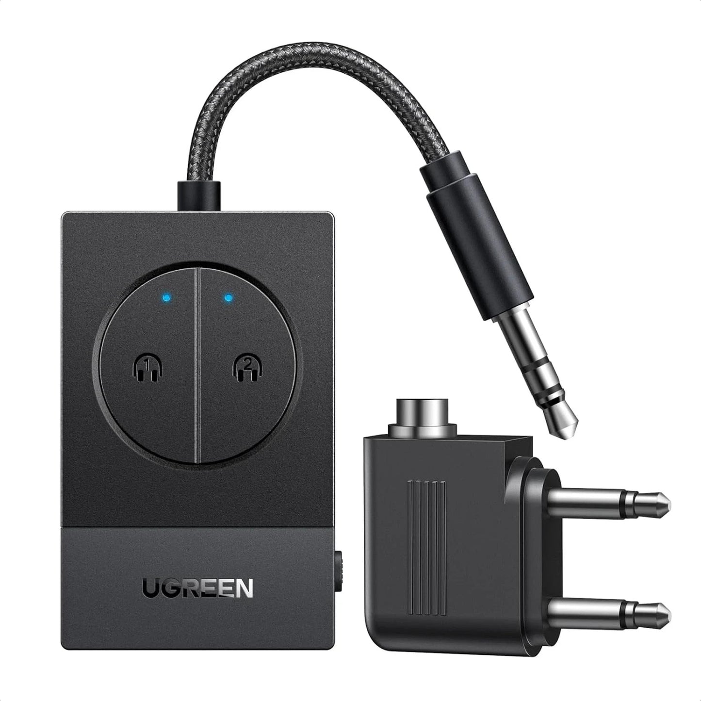 UGREEN Bluetooth Transmitter Audio Adapter, Bluetooth 5.4 Airplane Travel