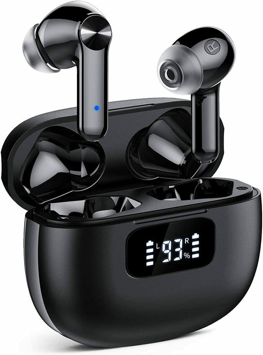 S50 Bluetooth Headphones Wireless Earbuds Bluetooth 5.1, Powerful Bass, 40 Hours