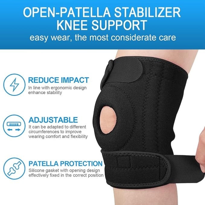 Avidda Knee Support with Open-Patella Design for Joint Pain Sports Injury Xs - M