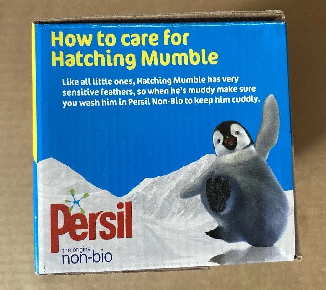 Persil Promo Happy Feet Penguin Chick Reversible Soft Toy Plush -Hatching Mumble