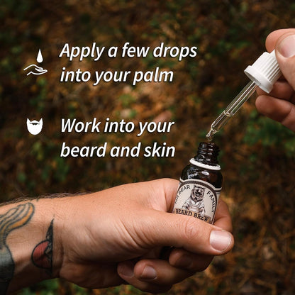 Mr Bear Beard Brew Oil Woodland Hair conditioner Natural Oil 50ml Grooming
