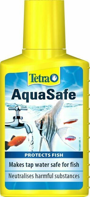 TETRA AQUASAFE FISH TANK TAP SAFE WATER CONDITIONER 250ML